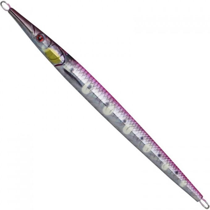 Блесна SAVAGE GEAR 3D Needle Jig 20см 100г sinking pink flash glow dots PHP 63977
