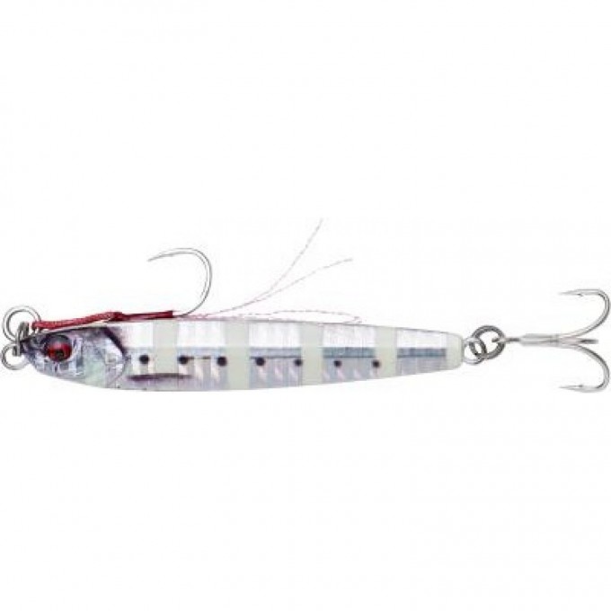 Блесна SAVAGE GEAR 3D Slim Jig Minnow 14см 80г Sinking Zebra Glow PHP 63946