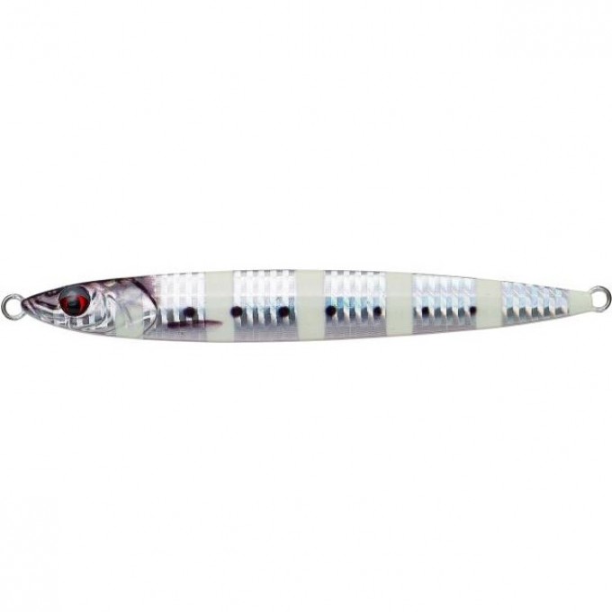 Блесна SAVAGE GEAR 3D Slim Jig Minnow 18см 180г Sinking Zebra Glow PHP 74459