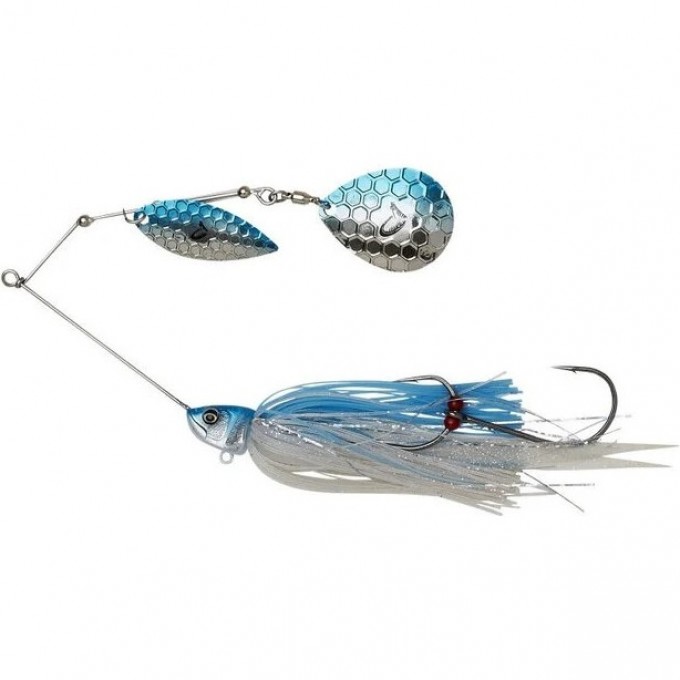Блесна SAVAGE GEAR Da'Bush Spinnerbait 16см 32г Sinking Blue Silver 72611