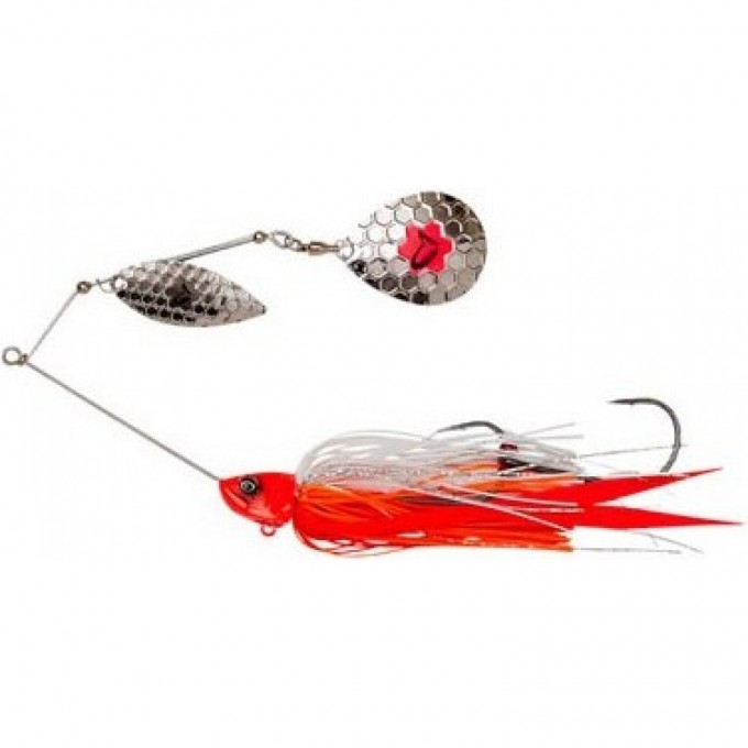 Блесна SAVAGE GEAR Da'Bush Spinnerbait 18см 42г Sinking Red Head Silver 72619