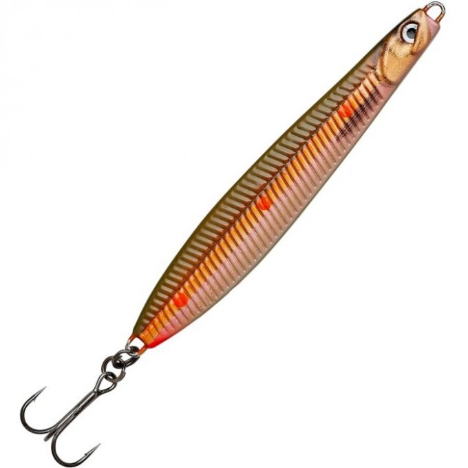 Блесна SAVAGE GEAR Seeker ISP 87mm 16g Sinking Sandeel Copper Orange Dots 72364