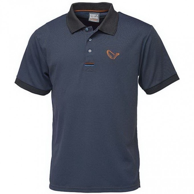 Футболка SAVAGE GEAR Simply Savage 3-Stripes Polo M 62281