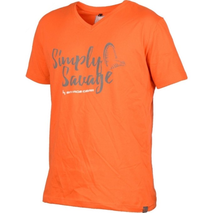 Футболка SAVAGE GEAR Simply Savage Orange XL 57061