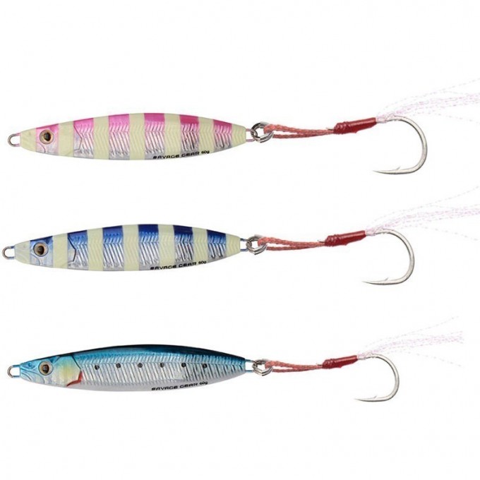 Набор блесен SAVAGE GEAR LRF Psycho Sprat 5g 3pcs (Zebra Mix) 57536