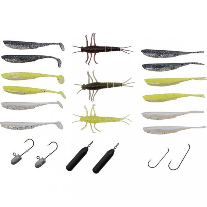 Набор приманок SAVAGE GEAR Mini Perch kit 21pcs 57620