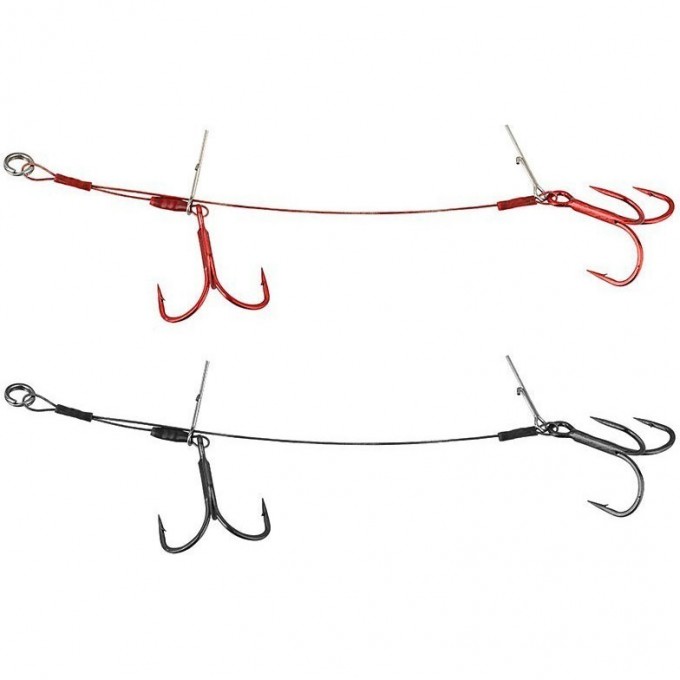 Оснастка SAVAGE GEAR Carbon49 Double Stinger #3/0 15cm 23kg 2pcs 54885