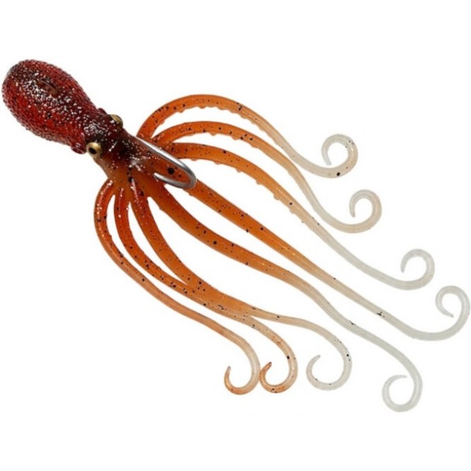 Приманка SAVAGE GEAR 3D Octopus 120g 16cm Brown Glow 63887