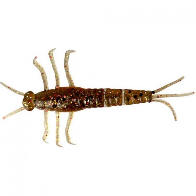 Приманка SAVAGE GEAR 3D PVC Mayfly 50mm Brown Glitter 8pcs 55114