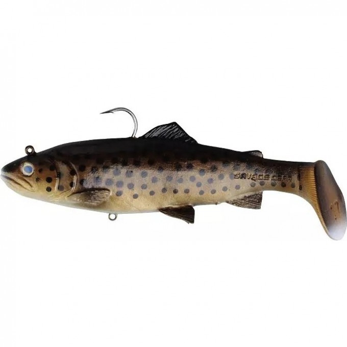 Приманка SAVAGE GEAR 3D Trout Rattle Shad 125 03-Dark Brown Trout 47084