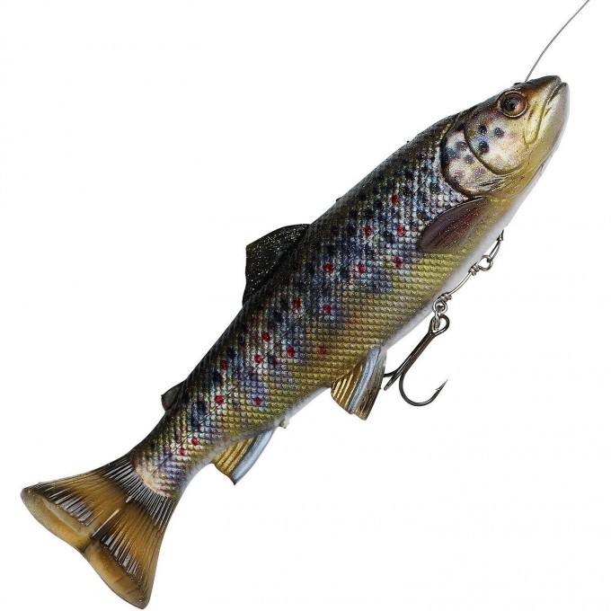 Приманка SAVAGE GEAR 4D Line Thru Pulsetail Trout 16cm 51g SS Brown Trout 61977