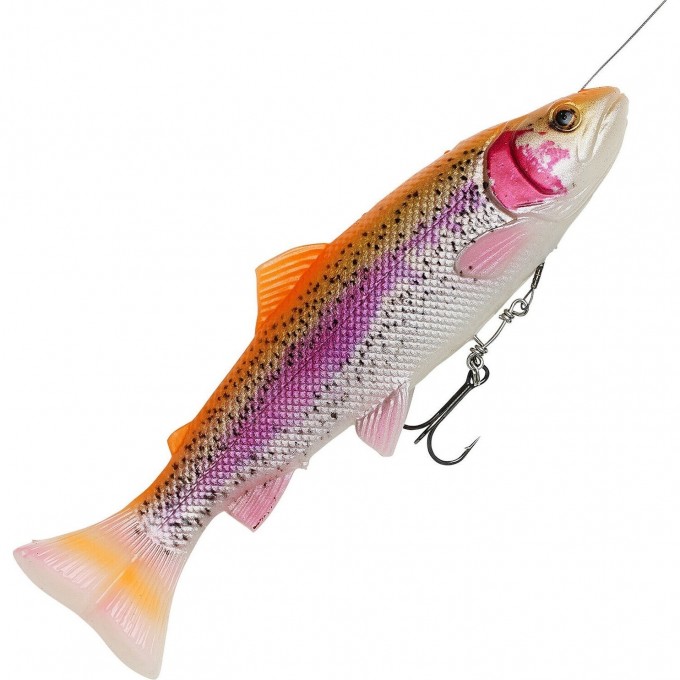 Приманка SAVAGE GEAR 4D Line Thru Pulsetail Trout 20cm 102g SS Albino Trout 61980