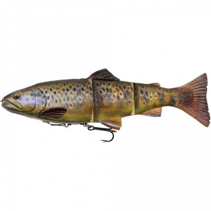 Приманка SAVAGE GEAR 4D Line Thru Trout 25cm 180g SS 03-Dark Brown Trout 57398