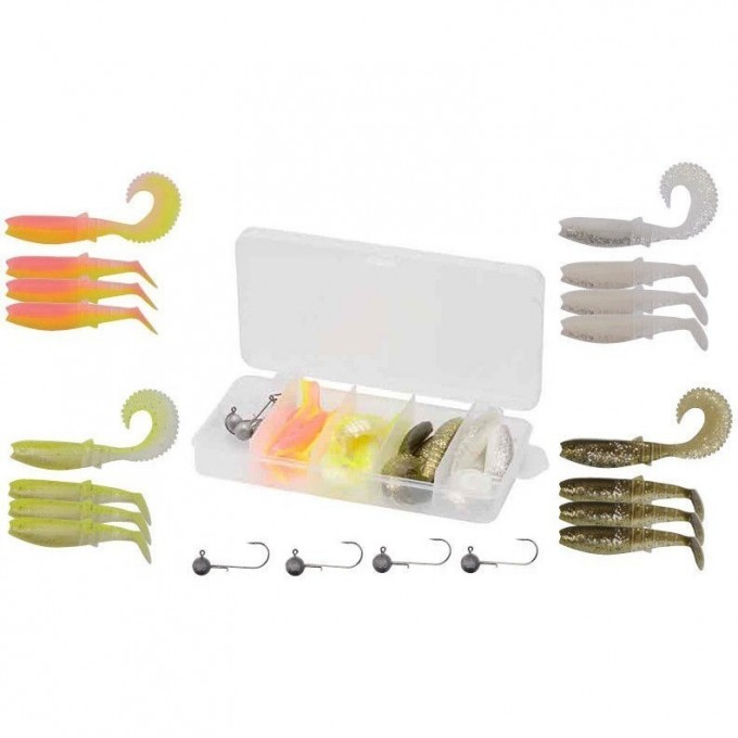 Приманка SAVAGE GEAR Cannibal Box Kit XS 20pcs 57613