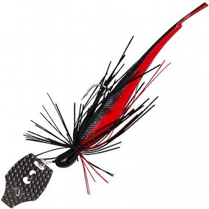 Приманка SAVAGE GEAR Crazy Swim Jig 10см 8.5г Black N Red 76735