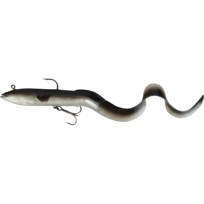 Приманка SAVAGE GEAR Real Eel 20cm 38g 01-Black Green Pearl NL 1pcs 44990