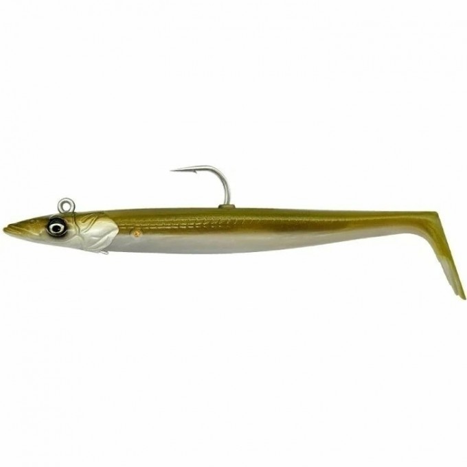 Приманка SAVAGE GEAR Sandeel V2 12см 22г Sinking Khaki 2+1 72489