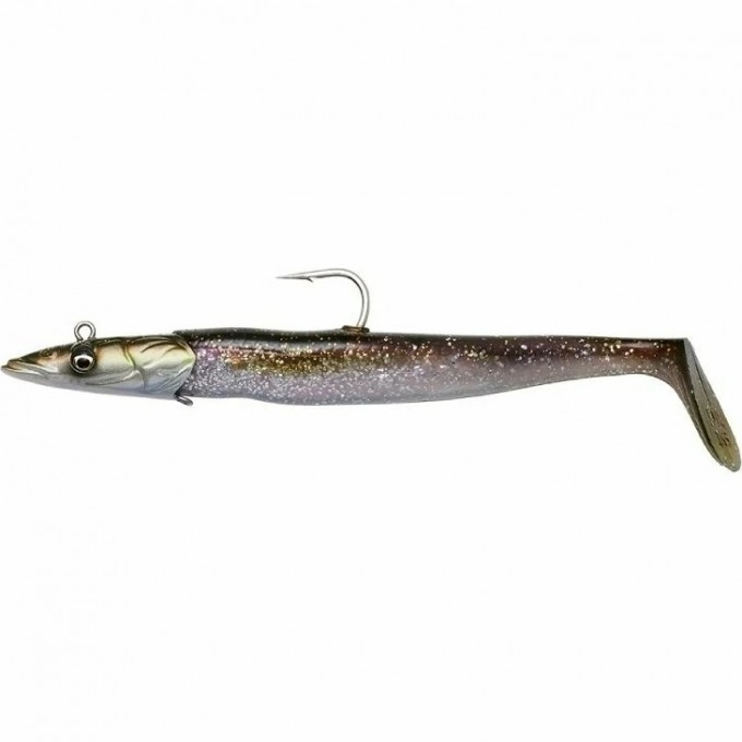 Приманка SAVAGE GEAR Sandeel V2 15.5см 46г Sinking Green Silver 2+1 72500