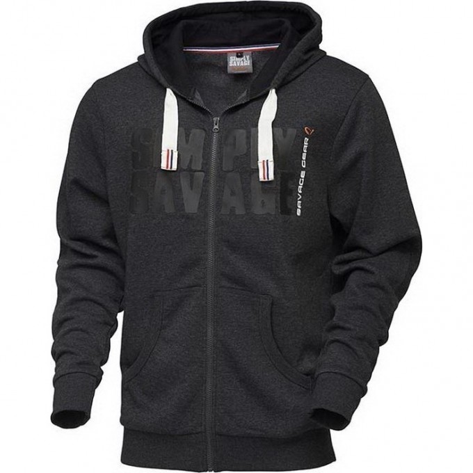 Толстовка SAVAGE GEAR Simply Savage Raw Zip Hoodie M 62301