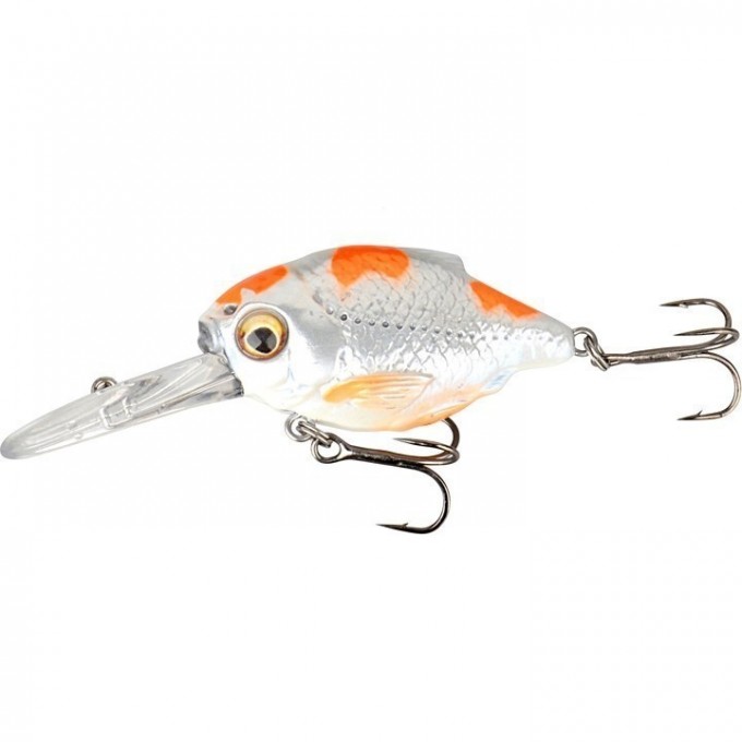 Воблер SAVAGE GEAR 3D Crucian Crank 34 3.4cm 3g F SR 03-Pearl White Silver 53766
