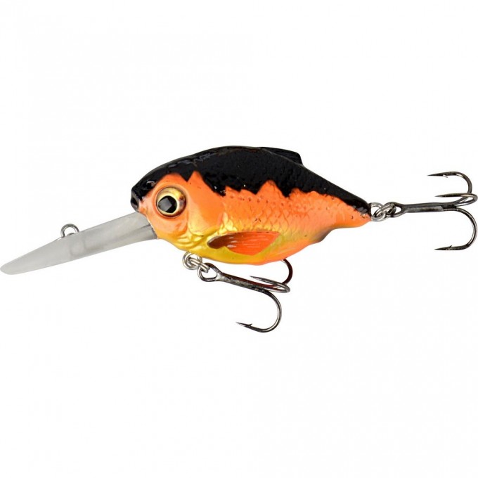 Воблер SAVAGE GEAR 3D Crucian Crank 64 6.4cm 22g SF DR Black Orange 53787