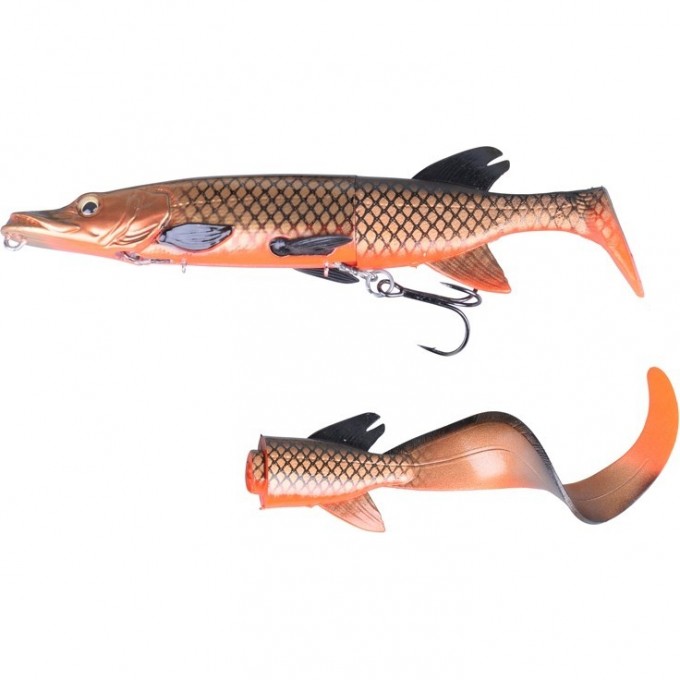Воблер SAVAGE GEAR 3D Hybrid Pike 25cm 130g SS 06-Red Copper Pike 50234