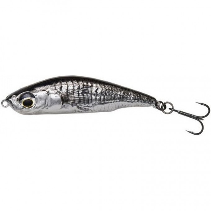 Воблер SAVAGE GEAR 3D Sticklebait Pencil 5.5см 7г Sinking Black Silver 74019