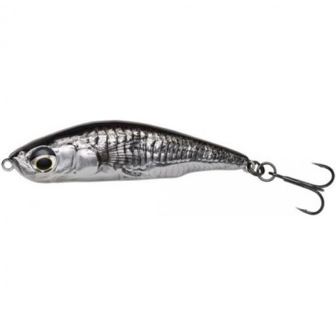 Воблер SAVAGE GEAR 3D Sticklebait Pencil 7.5см 13г Slow Sinking Black Silver 74029