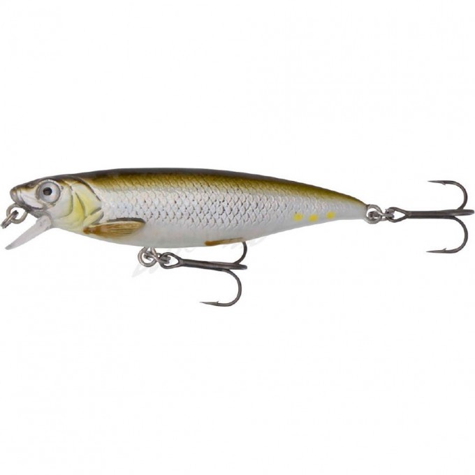 Воблер SAVAGE GEAR 3D Twitch Minnow 6.6cm 5g SS 02-Green Silver Ayu 57373