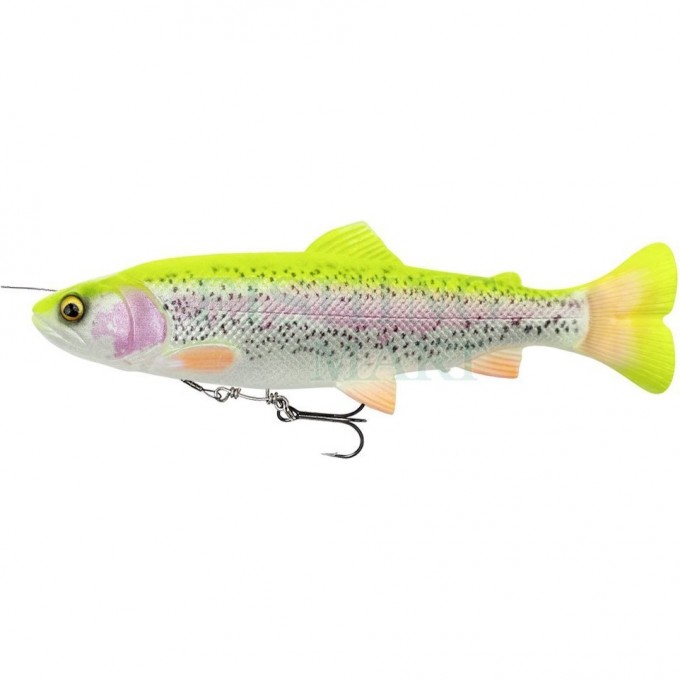 Воблер SAVAGE GEAR 4D Linethru Pulse Tail Trout 16см 51г Slow Sinking Lemon Trout 73994