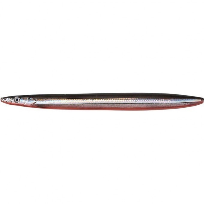 Воблер SAVAGE GEAR Line Thru Sandeel 125mm 19g Black & Red UV 58337